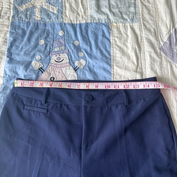 Laundry by Shelli Segal Womens Navy Trouser Work Formal Everyday Casual Pants 8 - Picture 9 of 11